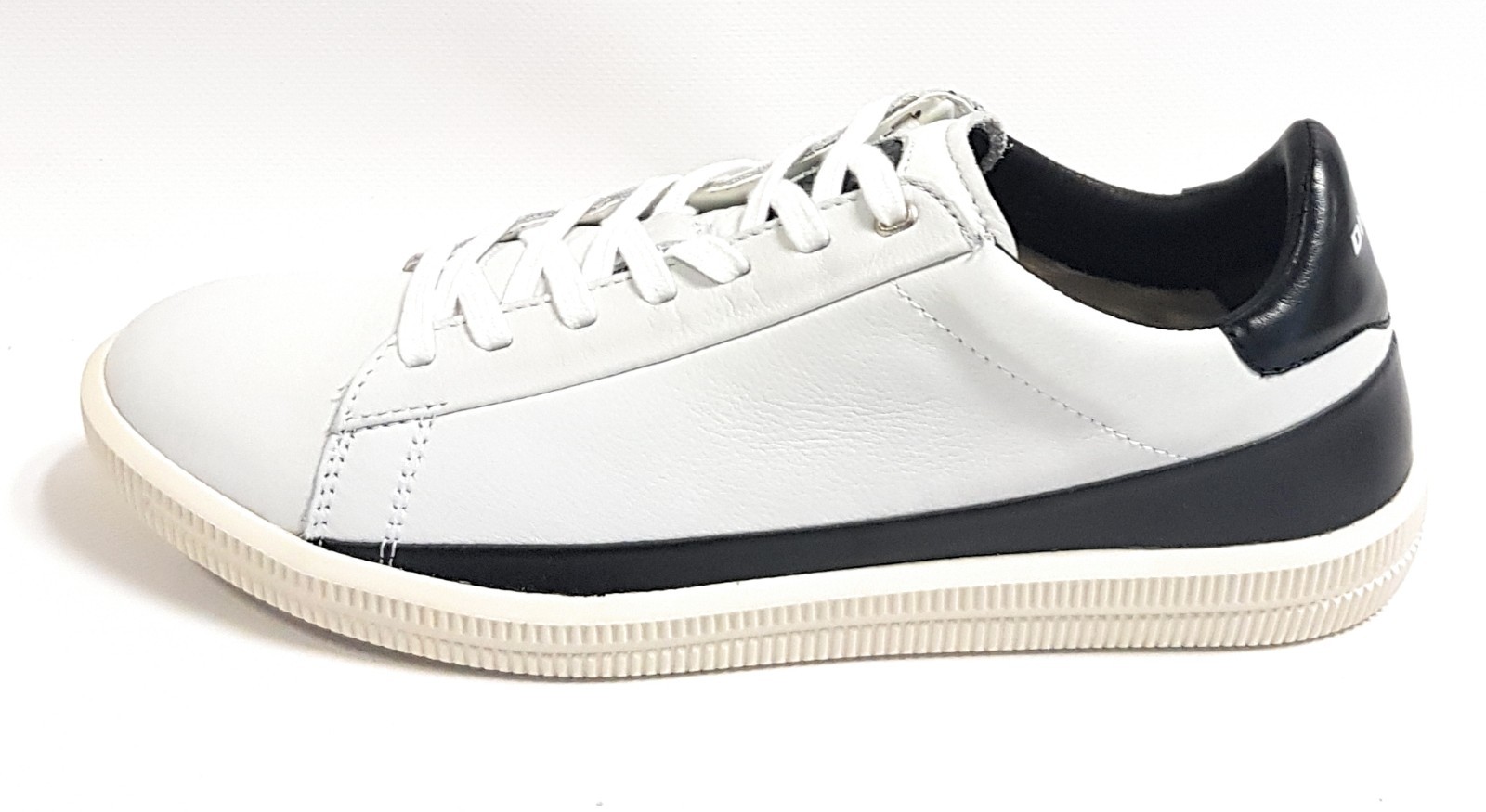 DIESEL D-naptik uomo in pelle scarpe scarpe da ginnastica Uomo SHOES BIANCO-NERO b5
