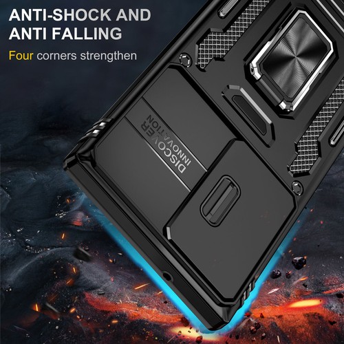 Housse pour Samsung S23 S24 S25 Ultra A56 A55 anneau support étui protection caméra pare-chocs - Photo 13/19