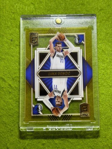 Mazo Elite Luka Doncic ASIA DORADO BARAJA TRANSPARENTE SSP TARJETA JERSEY #77 MAVERICKS 2021 - Imagen 15 de 24