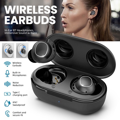 Mpow Bluetooth Headset Wireless Earphones In-Ear Earbuds Stereo Headphones - Picture 22 of 23