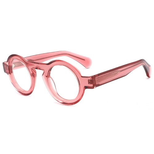 Gafas redondas de acetato grueso de gran tamaño diseño de marca marcos de gafas nuevos espectáculos - Imagen 5 de 21