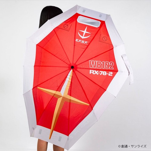 Bandai Japan Gundam Cosplay Taschenschirm Gundam Schild Regenschirm RX-78-2 - Bild 10 von 10