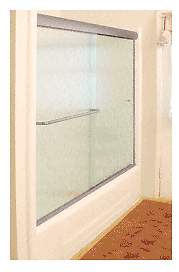 Brushed Nickel 60" x 72" Cottage DK Series Sliding Shower Door Kit with Metal - Picture 6 of 6