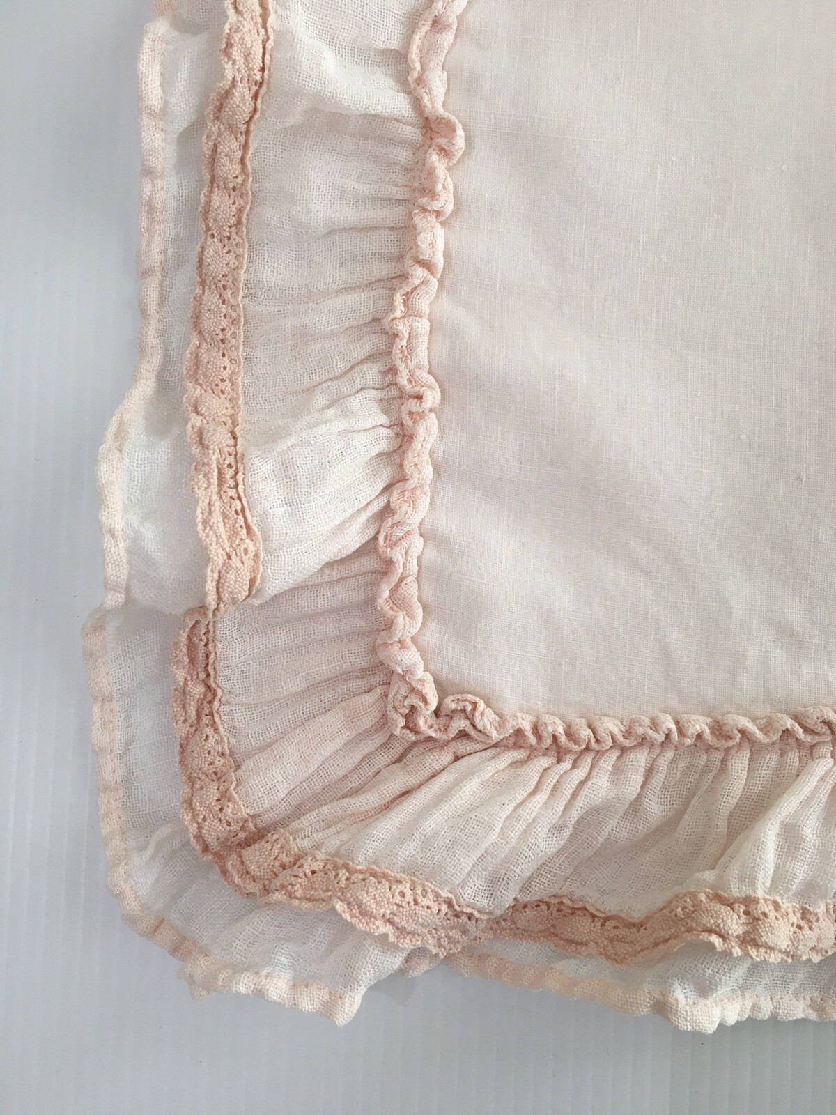 Zara Home Peachy Pink Cushion Cover Frills Ruffles Shabby Chic eBay