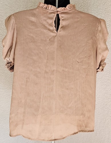 Camisa blusa top mujer Mele E Pere talla L grande marrón - Imagen 8 de 24