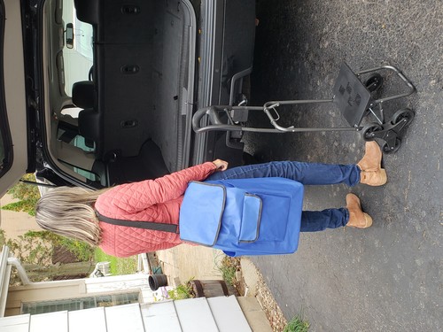 Dolly Klettertreppenwagen Wagen - Faltbarer Aufbewahrungswagen Einkaufswagen mit Dreirad - Bild 9 von 9