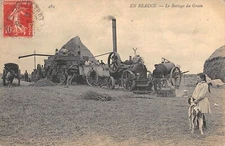 CPA 45 EN BEAUCE LE BATTAGE DU GRAIN / AGRICULTURE 