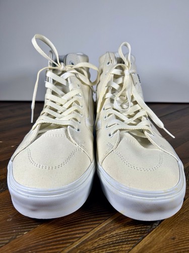 Vans Filmore Hi Women's Size 11 White Canvas Skate Sneakers Shoes w/ Box - Picture 4 of 9