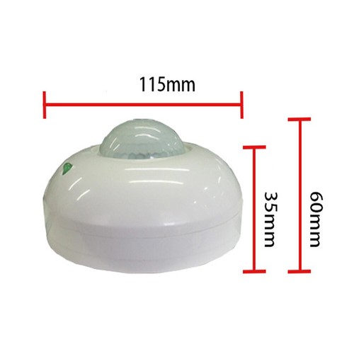 AC 220V Sensitivety Ceiling Infrared PIR Motion Sensor Switch High Power Trigger - Picture 6 of 7
