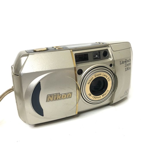 Nikon Lite Touch 130 ED 38-130mm Zoom, 35mm Film Point Shoot Camera Untested - Picture 10 of 10