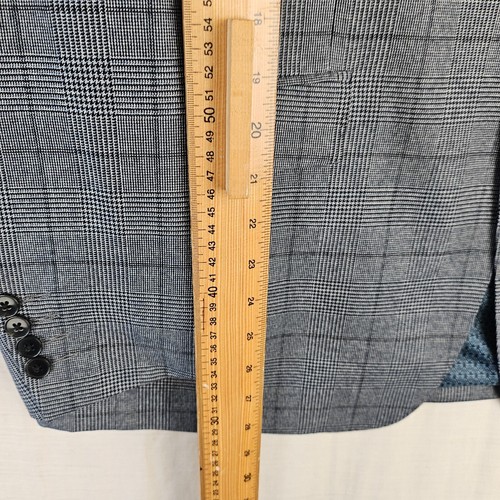 Skopes 2PC Set Grey Check Prince of Wales Suit Tailored Tudhope 44R Trouser 36R - Picture 9 of 12