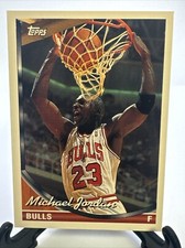 1993-94 Topps Basketball Michael Jordan #23 Chicago Bulls HOF
