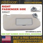 Right Passenger Sun Visor w/ Lights For Nissan Pathfinder 2013-2016 96400-9Pb0A (For: Nissan Pathfinder)