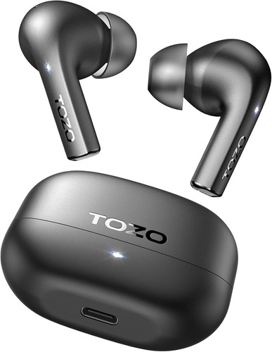 TOZO E2 Auricolari Wireless Bluetooth 5.3 Cuffie In-Ear Chiamata Cancellazione Rumore - Foto 1 di 8