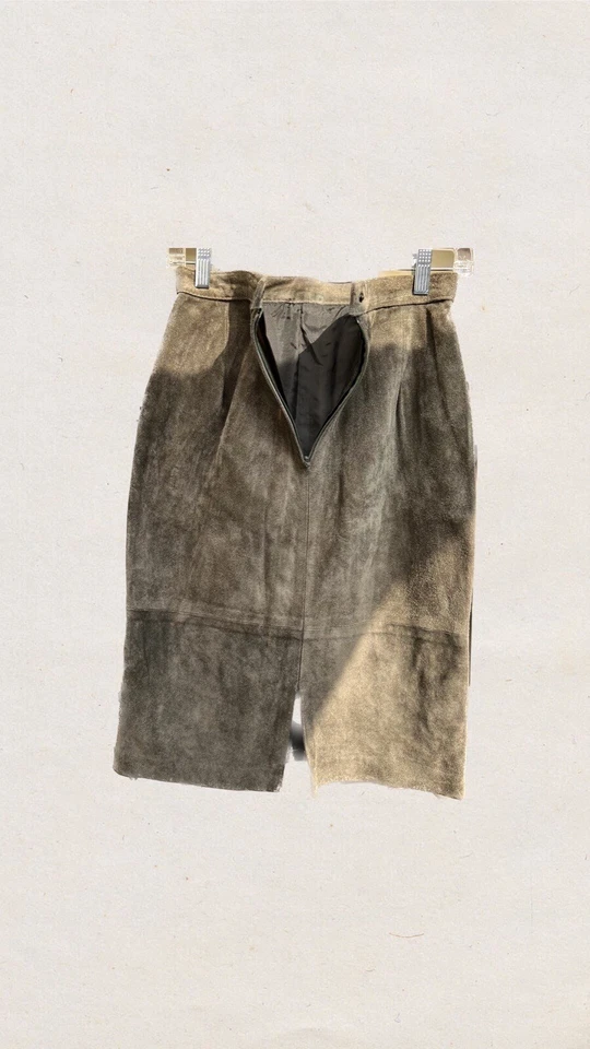 Falda de cuero vintage Foto 3 de 4