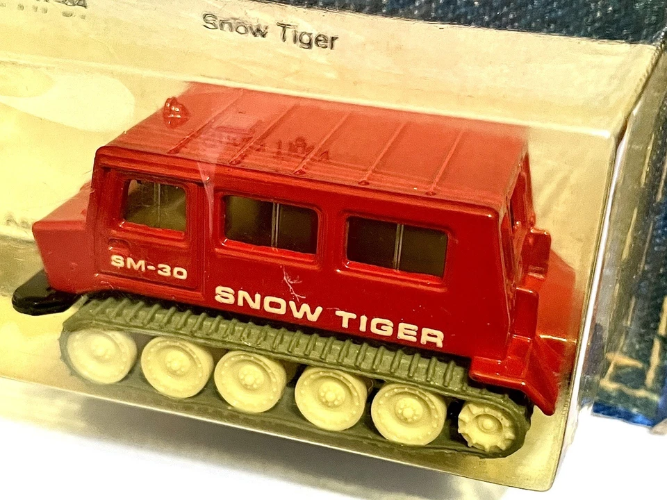 Tomy Pocket Cars Snow Tiger 1974 vintage #147-84 nuevo en blister Foto 3 de 4