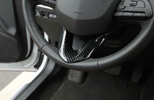 For Cadillac CT5 2020-2022 Carbon Fiber Style Steering Wheel U Type Cover 1pcs - Imagen 3 de 7