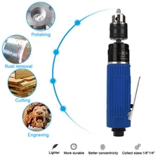 Air Die Grinder Pneumatic Straight Mini Polisher Grinding Polishing Metal 90PSI