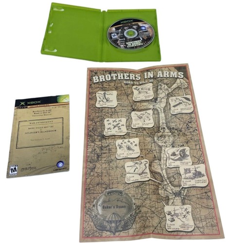 XBOX : BROTHERS IN ARMS : ROAD TO HILL 30 !! Complete w/Manual and MAP - Picture 3 of 3