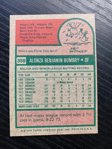 1975 Topps Mini Baseball * Pick-A-Card * Cards #300-#399, NM, NM-MT - Imagen 55 de 116