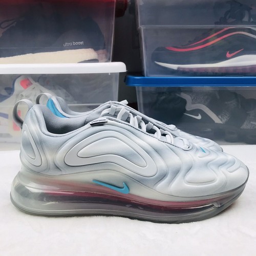 Nike Air Max 720 GS Geology grau/rot/türkis Herrengröße 4,5Y/Damen 6 AQ3196-010 neu