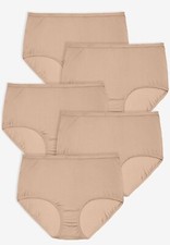 COMFORT CHOICE 5 PAIR PANTIES, SIZE 15, ID 412056-124 