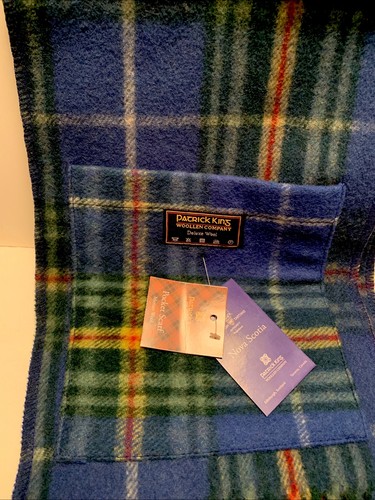 Neu mit Etikett Patrick King Woollen Company Deluxe Wollschal mit Tasche Merinowolle - Bild 7 von 11