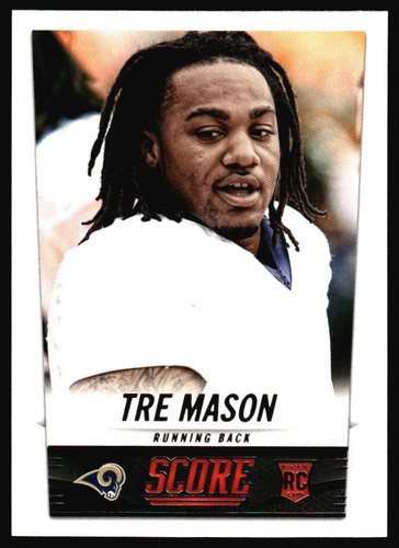 2014 Score Tre Mason Rookie #433 St. Louis Rams - Picture 1 of 2