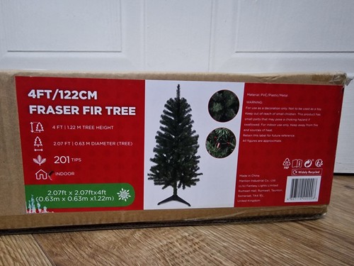 B&Q 4ft 122cm Fraser Fir Tree Christmas Tree New - Picture 7 of 7