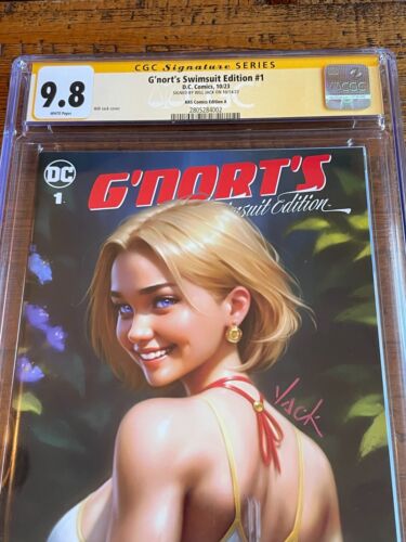 GNORTS ILLUSTRATED SWIMSUIT ED #1 CGC SS 9.8 WILL JACK SIGNED TRADE VARIANT-A - Picture 2 of 2