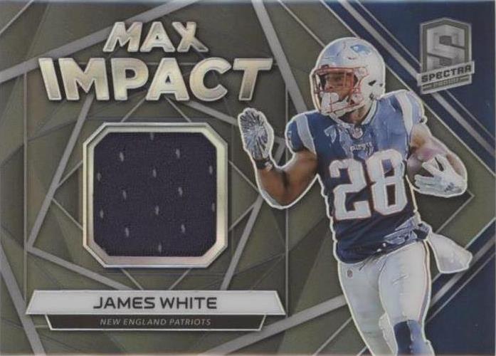 2019 Panini Spectra James White #MI-31 - 1 of 2
