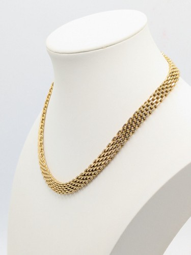 Premiere Designs Panther Link Necklace Gold Tone - Picture 3 of 14