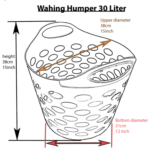 Laundry Basket Washing Hamper Dirty Clothes Storage Flexible Plastic Bin 30 Ltr - Picture 52 of 113