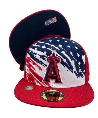 Los Angeles Angels MLB 4th of July New Era 59fifty fitted Red cap hat - Bild 8 von 8