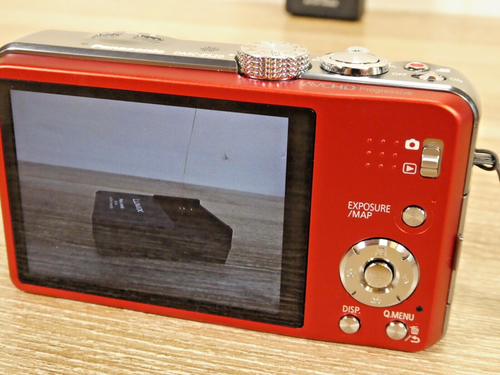 Panasonic LUMIX DMC-ZS20 RED Full HD Camera Battery, Charger, SD Card - TESTED - Picture 7 of 13