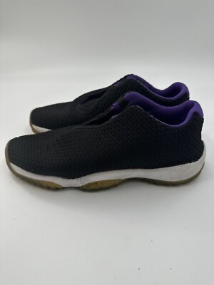 新品同様Nike Air Jordan 1 Low 7 (US) Nike Air Jordan Future Low GS 'Black Purple' (724814 022
