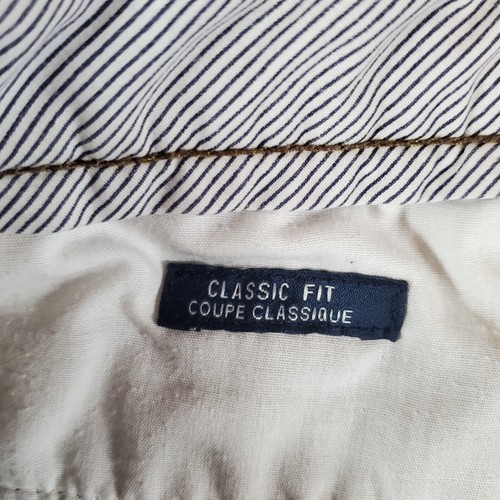 Tommy Hilfiger Pantalone Uomo 36 X 30 Marrone 4 Tasche Vestibilità Classica Logo - Foto 10 di 12