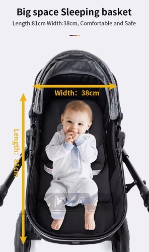 Passeggino 3in1 trio baby carrozzina ovetto bambini neonati leggero TANTI COLORI - Foto 27 di 214