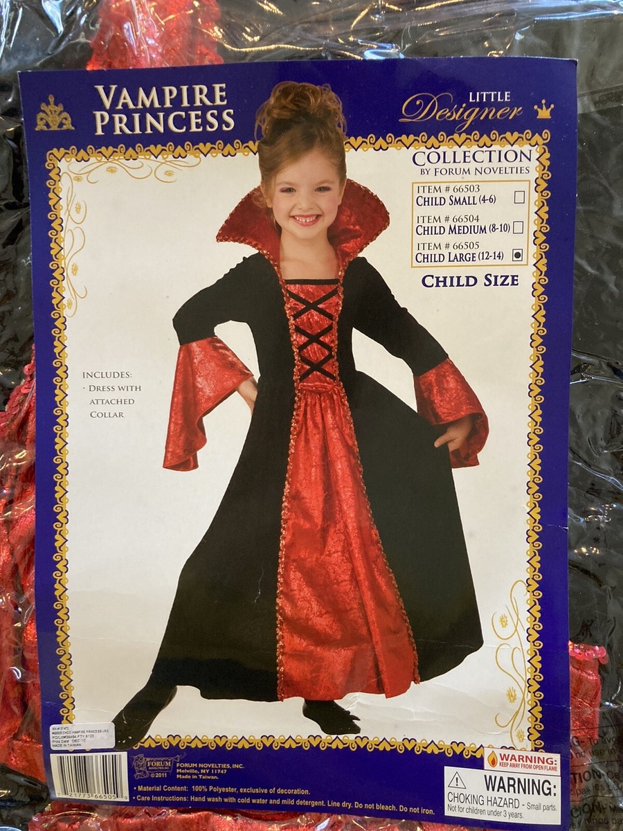Vampire Princess Costume Child Black Red Vampire Princess Costume Child Black Red