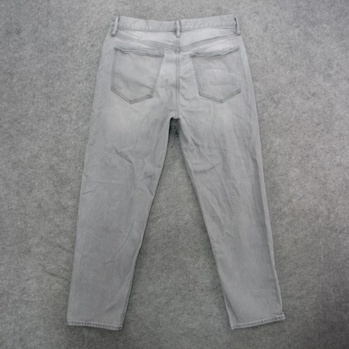 Banana Republic Jeans Men's 33x30 Gray Stone Wash Straight Leg Jeans - Picture 7 of 11