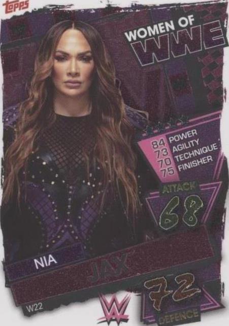 2021 Topps WWE Slam Attax - Nia Jax #W22 - 1 of 1