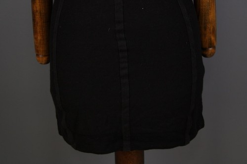 Sonia Rykiel Black Wool Knit 3/4 Sleeve Bodycon Evening Short Dress Size S - Picture 3 of 15