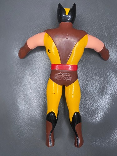 1989 Just Toys Marvel Super Hero Loose Wolverine Bendable Figure - Picture 4 of 6