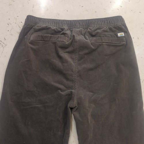 Vuori Optimist Corduroy Pants V440 Sz Large, Gray Pull On Drawstring - Picture 9 of 16