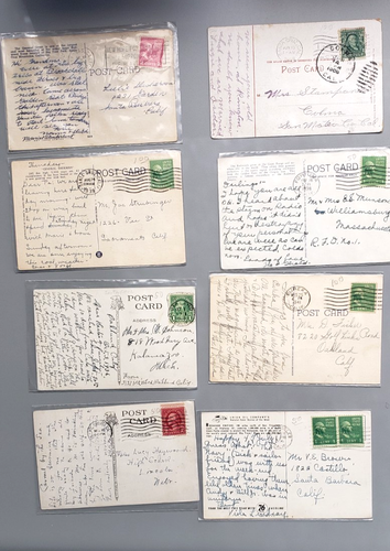 Vintage U.S. Post Cards, Early 1900's. Redwood Forest, CA. lot of 8, All posted - Picture 5 of 9