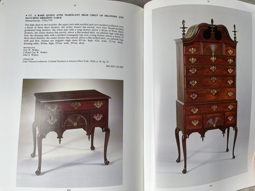 Christie’s June 16 1984 Important American Furniture Hugh B Cox Auction Catalog - Bild 4 von 5