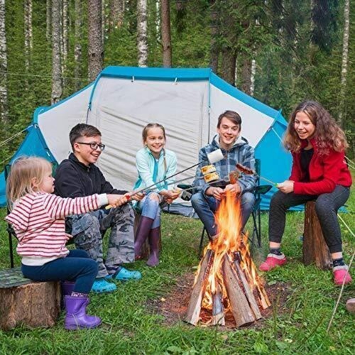 1-10X Marshmallow Toasting Fork Marshmallow Stick Extendable Telescoping Stick - Picture 9 of 22