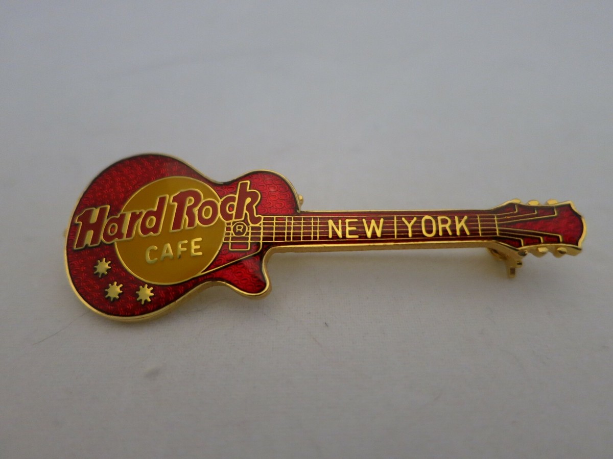 Hard Rock Cafe ニューヨーク ギター ピン バッジ 限定500 限定500 Hard Rock Cafe ニューヨーク ギター ピン バッジ Hard