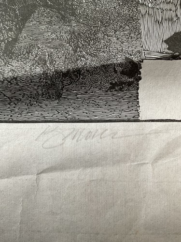 BARRY MOSER AUTHENTIC SIGNED PRINT 1975 # 27 OF ONLY 200 TITLED: CATACOMBS - Bild 4 von 5