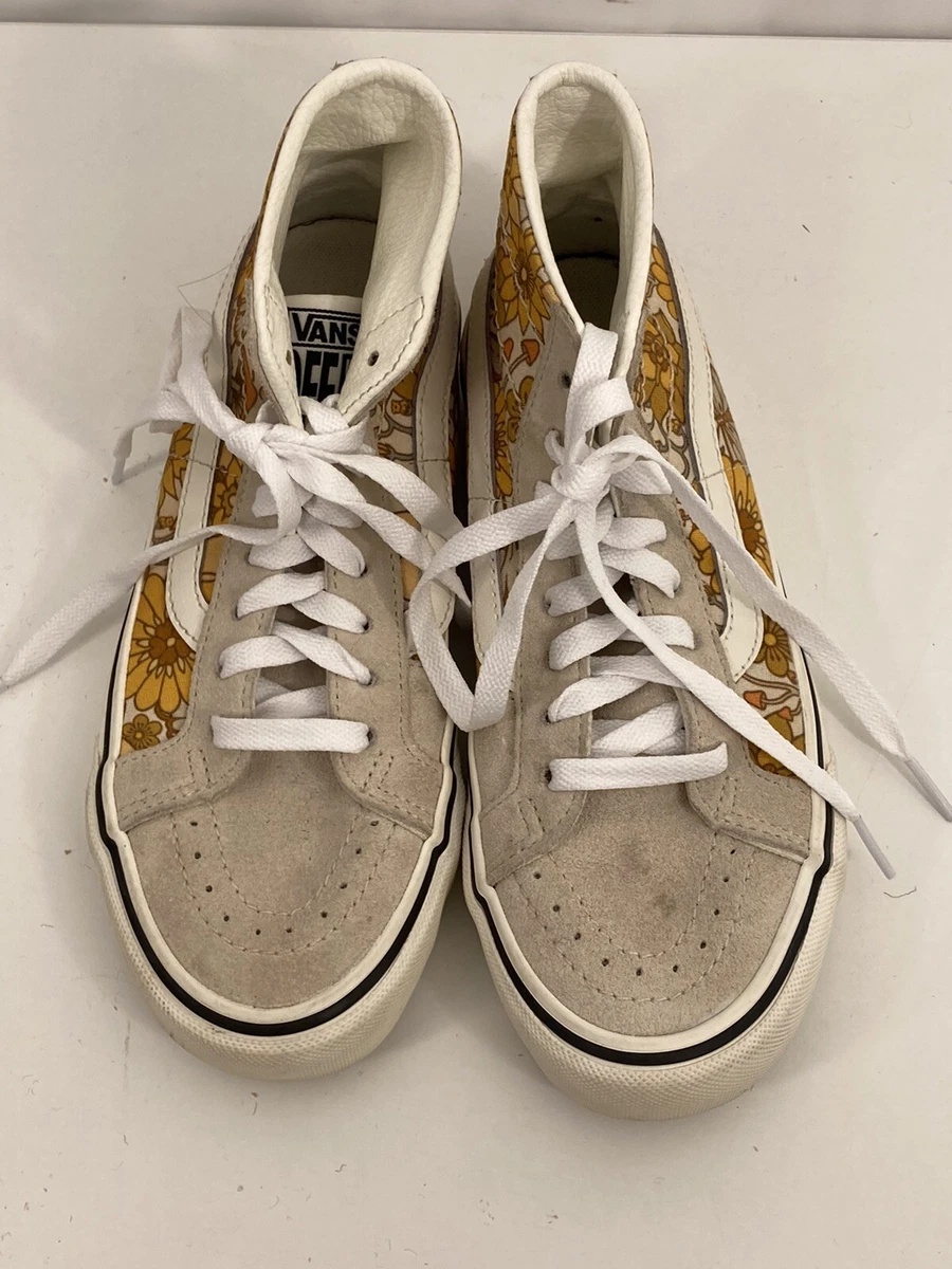 Vans Sk8 Hi 38 Decon Trippy Floral Mushroom Sneaker M 5 W 6.5